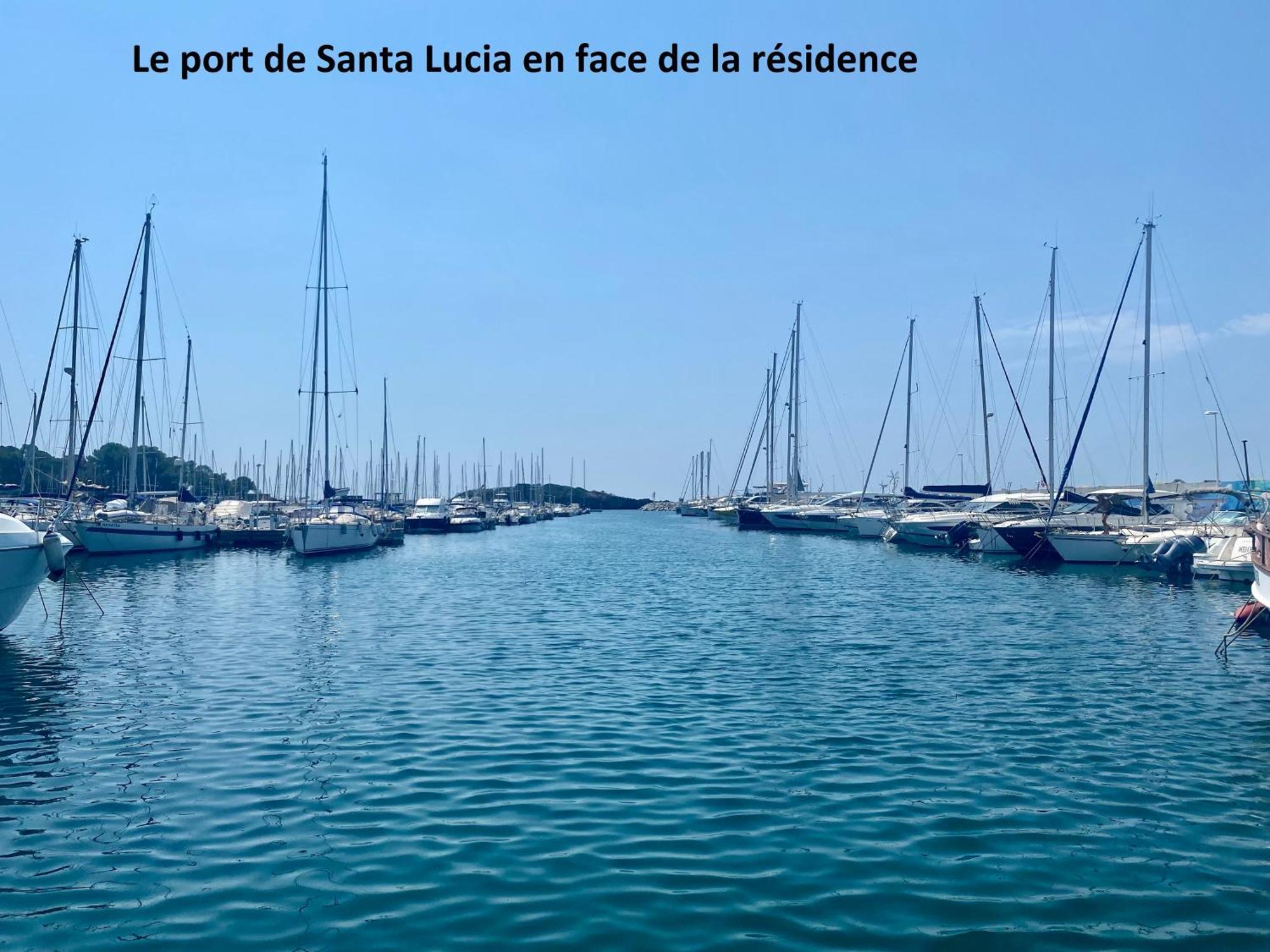 Appartement Face Mer Et Port Santa Lucia Climatise Et Wifi Saint-Raphaël 외부 사진